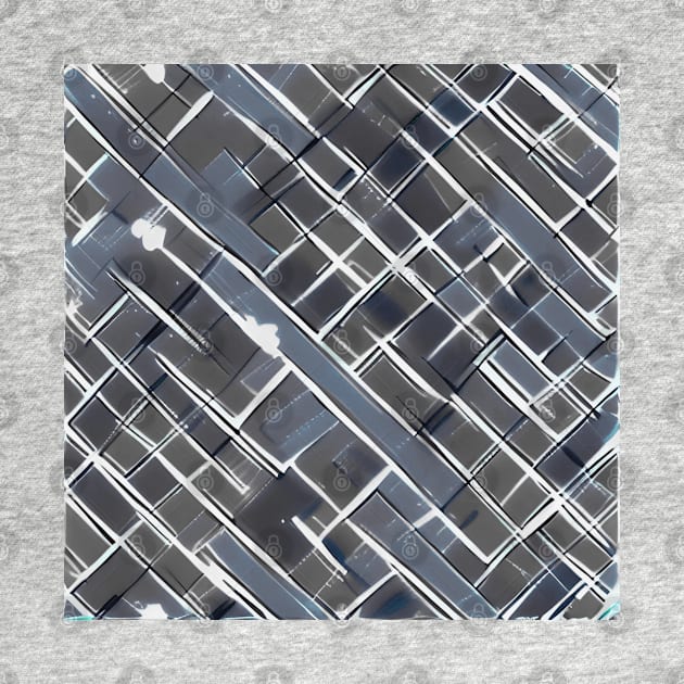 Comic Book Style Gray Brick Wall (MD23Bgs008f) by Maikell Designs